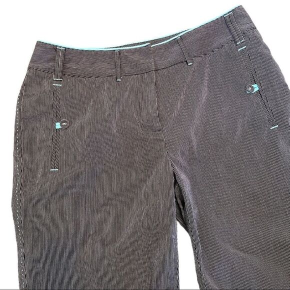 Cutter & Buck Annika Striped Golf Shorts Sz 8 - Picture 2 of 11